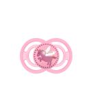 MAM PERFECT S140 Pacifier - Ultra-Thin Soft Silicone for Babies 16+ Months Pink | Self-Sterilizing Box - Spanish Version - Buy Online on GoSupps.com