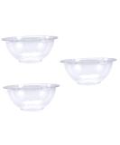FRCOLOR 3 Pcs Lace Washbasin Spa Basin Wash Basin Transparent Bathroom Bowl Laundry Hand Wash Bucket Small Bowl Cosmetics Water Basin Bathing Basin Home Tools Fruit Bowl Pp Fashion 23x23cmx3pcs Transparentx3pcs - Buy Online on GoSupps.com