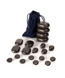 Welltouch Hot Stone Massage Set - 20 Basalt Stones for Spa & Therapy | Perfect Entry-Level Kit for Relaxation - Buy Online on GoSupps.com