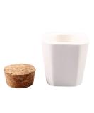 JIHUOO Ceramic Nail Art Cup - Dappen Dish for Acrylic Liquids & Powders White Container for Nail Art Enthusiasts | International Shipping Available - Buy Online on GoSupps.com