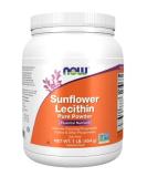 Now Foods Sunflower Lecithin Pure Vegan Powder 454g - Buy Online on GoSupps.com
