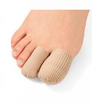 Kimihome 8 PCS Gel Toe Caps - Closed Toe Fabric Sleeve Protectors for Corns, Blisters, Calluses - Silicone Cushions for Toe Relief - Buy Online on GoSupps.com