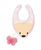 Chicco Bib FRESH BIB with Teething Ring for Girls - Pink | International Shipping Available - Buy Online on GoSupps.com