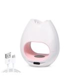 Mini White USB UV LED Nail Lamp 16W Portable Rose Shape Nail Dryer for Gel Polish Manicure - Button Model - Buy Online on GoSupps.com