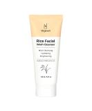 VEGREEN Rice Face Wash - Mild Foaming Facial Cleanser for Dry Skin | pH Balancing Hydrating Cleanser for All Skin Types | Moisturizing & Brightening 5.07 fl oz - Buy Online on GoSupps.com