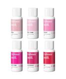 Colour Mill Edible Food Paint Bundle Colouring Liquid Cake Cookie Dye for Baking Icing Sugarpaste Fondant (x6 20ml)- Pink Colours - Buy Online on GoSupps.com