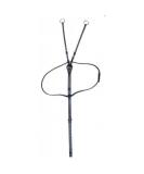 HKM Black Leather Martingale - Premium Quality Equestrian Gear | International Shipping - Buy Online on GoSupps.com