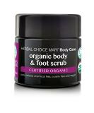 Herbal Choice Mari Organic Body & Foot Scrub - 3.4 oz | Natural Exfoliating Scrub for Glowing Skin | Buy Internationally - Buy Online on GoSupps.com