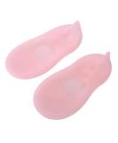 Moisturizing Silicone Gel Socks for Plantar Fasciitis Relief | Anti-Crack Foot Care Tool (L-Rosa) - Buy Online on GoSupps.com