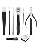 Professional Pedicure Callus Shaver & Ingrown Toenail Tools Kit with 10 Blades - Hard Skin Remover and Correction Clippers in Black - Buy Online on GoSupps.com