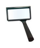 HYRZD Hand-held Rectangular Magnifying Glasses - 4X Magnification, 100x50MM Large Area HD Glass Lens, Low Vision Aid for the Elderly - Buy Online on GoSupps.com