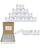 50 Clear 5g Acrylic Jars - BPA Free Cosmetic Containers for Makeup, Samples, and More - Buy Online on GoSupps.com