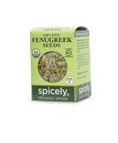 Spicely Organic Fenugreek Seeds - Gluten Free, 0.45 oz EcoBox (Pack of 1) - Buy Online on GoSupps.com