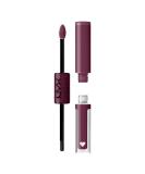 NYX Shine Loud Long-Lasting Liquid Lipstick & Gloss - Make It Work Cool-Toned Plum - Buy Online on GoSupps.com