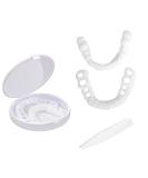 Buy Nitaiun 2-Piece Instant Veneers | Upper & Lower Snap-On Dentures for Perfect Smile - Comfortable Fake Teeth - Buy Online on GoSupps.com