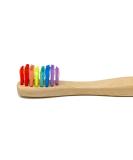Rainbow Bamboo Soft Wave Toothbrush - Eco-Friendly Adult Dental Hygiene & Superior Oral Care - Buy Online on GoSupps.com