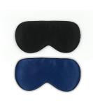 Townssilk 2 Pcs 100% Silk Sleep Mask Set | Adjustable Strap, Comfortable & Super Soft Eye Mask in Black & Navy Blue - Buy Online on GoSupps.com