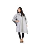 Betty Dain Reversi Reversible Coloring/Styling Cape - 50 x 60 Inches, Snap Closure, Chemical Proof Finish - Silver/Black - Buy Online on GoSupps.com