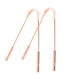 SWOSH Copper Tongue Scraper & Cleaner - Professional Oral Care Tongue Brush for Fresh Breath - Pack of 2 - Buy Online on GoSupps.com