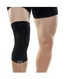 Zensah Compression Knee Sleeve - Relieve Knee Pain  Treat Runners Knee  Patella Medium Midnight Black - Buy Online on GoSupps.com