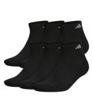 adidas Men's Athletic Cushioned 6-Pack Low Cut Large Black/Aluminum 2 - Buy Online on GoSupps.com
