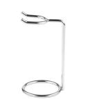 Metal Shaving Brush & Razor Holder - Silver Stand for Men's Shaving Tools | Durable Shave Brush & Razor Storage | International Shipping - Buy Online on GoSupps.com