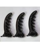 Yukta Eternals Premium Duck Teeth Hair Clip Clutchers in Black - Pack of 3 (HC-02) - Buy Online on GoSupps.com