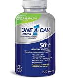 One A Day Men's 50 Plus Advantage Multi-Vitamins 220 Count (Pack of 1) - Buy Online on GoSupps.com