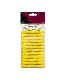 Glamsa 12 Perming Rods - DIY Hair Curling Tool for Zero Heat Damage - Yellow 8MM - Buy Online on GoSupps.com