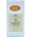 Zion Health Adama Minerals Clay Dry Deodorant Original - 2.5 oz | Natural Odor Protection - Buy Online on GoSupps.com