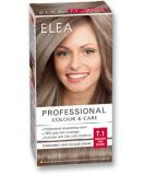 ELEA Professional Permanent Hair Colour Cream 7.1 Medium Ash Blond - Oil Care Complex - 1 Pack - International Shipping Available - Buy Online on GoSupps.com