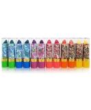 Princessa Aloe Mood Lipstick 2 Set - 12 Assorted Lipsticks, Pack of 2 - Flower Design - Buy Online on GoSupps.com