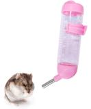 Andiker Hamster Dispenser Bottle No Drip Plastic Hanging Water Bottle Automatic Water Bottle Dispenser Cage Bowl with 2 Rolling Balls for Rabbit Guinea Pig Rat Gerbil Chinchilla (125ml pink) - Buy Online on GoSupps.com
