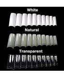 1500pcs Aethland Clear Nail Tips for Acrylic Nails | Half Cover False Nails Tips in 10 Sizes - Clear, Natural, White | Ideal for Nail Salons & DIY Nail Art - Buy Online on GoSupps.com