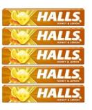 Refresh & Soothe: Halls Honey + Lemon Lozenges - 5 Pack - Buy Online on GoSupps.com