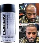 HAIR FUSION 100% Real Human Hair Fibers - Bald & Thinning Hair Concealer - Root Touch Up & Volumizer - Unisex - 1.05oz Black - Buy Online on GoSupps.com