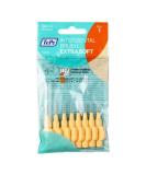 TEPE Interdental Brushes Orange Extra Soft 0.45mm - Pack of 8 (1 x 8 Brushes) - Buy Online on GoSupps.com