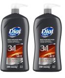 Dial Men 3in1 Body Hair & Face Wash - Ultimate Clean | 32 Fl Oz (Pack of 2) - International Shipping Available - Buy Online on GoSupps.com