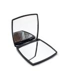 Mpowtech Folding Magnifying Square Compact Mirror - 2x Magnification, Perfect for Travel and Purses - Buy Online on GoSupps.com