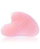 TIGERSTAR Rose Pink Jade Gua Sha Facial Massage Tool for Skin Care - Relax Muscles, Reduce Fine Lines & Wrinkles - Body, Face, Eyes, Neck - Buy Online on GoSupps.com