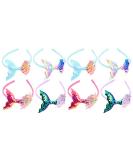 ABOOFAN Mermaid Headband Set - 8Pcs Sequins Fish Tail Hair Accessories for Girls | Kids Birthday Gifts & Sea Party Supplies - Buy Online on GoSupps.com