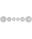 Jungle Care Hearing Aid Ear Piece Closed Domes Set - 6mm/9mm/12mm (3 Pairs) - Comfortable PSAP Ear Tips - Open Fit - Invisible and Perfect for Open Air - Non-RIC - Buy Online on GoSupps.com