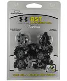 18 Count Black (001)/Silver SOFTSPIKES Ua/Silver Tornado Fast Twist 3.0 Clamshell Cleats - Premium Golf Shoe Spikes - Buy Online on GoSupps.com