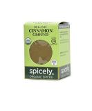 Organic Ground Cinnamon by Spicely - 0.45 oz | Pure & Aromatic Spice - Buy Online on GoSupps.com