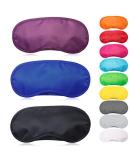 Exacoo 12 Pcs Multicolor Sleep Eye Mask Set for Kids, Women, Men - Lightweight Blindfold with Elastic Strap - Ideal for Travel, Nap - Soft Eye Mask Cover in 12 Colors - Buy Online on GoSupps.com