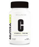 NutraBio Vitamin C with Rose Hips - Supports Healthy Bones Teeth and Gums Immune Function - No Fillers or Excipients - (120 Capsules 1000mg of Vitamin C per Capsule) - Buy Online on GoSupps.com