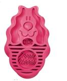 KONG Zoom Groom Multi-Use Dog Brush in Pink - Gentle Pet Grooming Tool - Buy Online on GoSupps.com