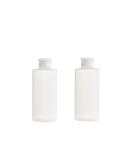 2 Pack 200ml Clear Travel Containers - Squeezable Plastic Bottles with Flip Cap for Shampoo Conditioner Lotion | Ideal for Facial Cleanser & Toiletries - Buy Online on GoSupps.com