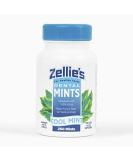 Zellies Xylitol Sugar-Free Cool Mint Breath Mints - 250 Count Pack | Non-GMO, Low-Calorie, Gluten-Free, Vegan & Kosher - Buy Online on GoSupps.com