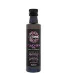 Biona Organic Cold Pressed Flax Seed Oil - 250ml | Pure & Natural Omega-3 Source - Buy Online on GoSupps.com